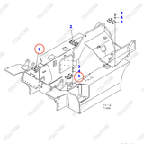 Đế giảm rung 3EB-51-32120 (cabin)