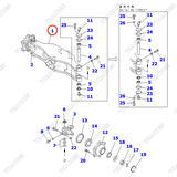 Cầu sau 3EC-24-41311; 3EC-24-41110; 3EC-24-41110UA; 3EC-24-41311SG; 3EC-24-31511; 3EC-24-31510
