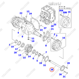 Trục láp 3EC-21-36350