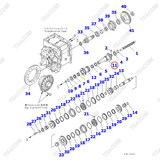 Trục bánh răng 3EC-14-31150