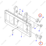 Vòng bi nâng hạ 37C-9AA-3130 (L)
