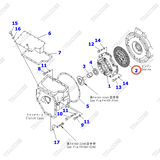 (WC) Đĩa ly hợp 3EC-11-11230; 3EC-11-31330