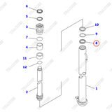 Phớt piston 34B-63-17571 (K20, K21)