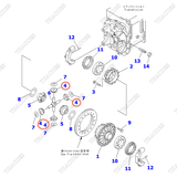 Bánh răng vi sai 3EC-21-11140