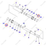 Phớt bụi NP30191-50050; NP23351-04418 (K9)