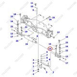 (SN: 100001-105917) Chốt nối 3EC-24-31660; 3EC-24-31661