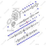 Trục bánh răng 3EC-14-32110