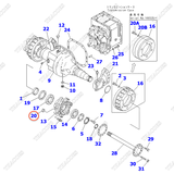 Nut sau bulong tắc kê 01582-12218