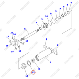 Phớt piston 3EC-64-23210