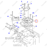 Cụm van chia dầu số 3EC-15-38010; 3EC-15-38011
