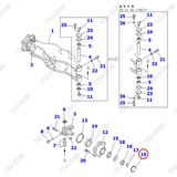 Nắp đậy moay ơ 3EC-24-31320ST; 3EC-24-31320SG; 3EC-24-31320; 3EC-24-31320SA