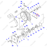 Gioăng dầu 3EB-13-12690; 07005-01612; YM22190-160002 (K3)
