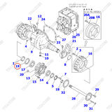 Phớt bụi 3EC-21-36250 (K1) (phía trong)
