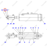 Bạc lót 30C-63-11230 (chốt đầu xi lanh)