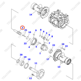 Trục bánh răng 3EC-21-52120
