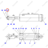 Phớt bụi 07145-00035; 8556-61151 (chốt đầu xi lanh)