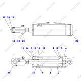 Xi lanh nghiêng 37C-1AT-5020XC (8/5 độ)