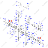 Moay ơ bánh xe 3EC-24-51230; 3EC-24-51231; 3EC-24-31311