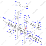 Trục ắc phi nhê trái 3EC-24-51340
