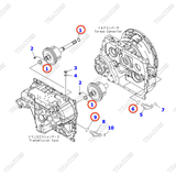 Bộ phớt 3EC-15-05100 (K3) (Seal ring + oring)