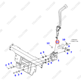 Ồng hồi dầu thuỷ lực 3EC-66-53320