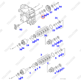 (Kit K6) Phớt bụi 3EB-15-53290; 3EB-15-63290