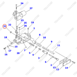 Phớt dầu 3EB-15-58520 (trục ngắt số)