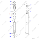 (Sau trái = phải) Bạc dẫn hướng 30B-63-11160 (6.5m)
