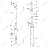 (Sau trái) Phớt cổ 34B-64-12151