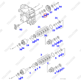 (Kit K6) Phớt dầu 07012-C0045