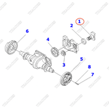 Trục khớp nối các đăng 3EB-21-53210; 3EB-21-53200