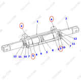Cụm dẫn hướng HJMK-2093A (chụp đầu vỏ xi lanh)