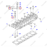 Phớt ghít xupap 6732-41-4541, 6732-41-4540, 6732-41-4540, 6732-41-4530