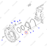 Phớt đuôi trục cơ 6735-K2-3000, 6732-21-4260, 6735-K2-3001