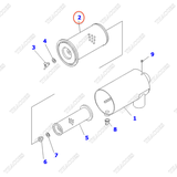 Lọc gió ngoài 600-182-1310, 600-182-1300