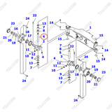 Trục ắc phi nhê phải 3EB-24-51272 (K27)