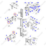 Vòng bi nâng hạ 37B-9AF-6110 (S); 37B-9AF-6120 (M); 37B-9AF-6130 (L)