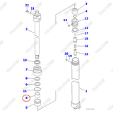 (Sau trái) Bạc trượt 307-61-15240