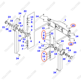 Bộ vòng bi phi nhê bánh trái 3EB-24-05110 (K27)