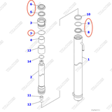 (Kit K24) Bộ phớt xi lanh 30B-63-05010