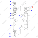 (Trước) Phớt piston 30B-63-12860 (K30)