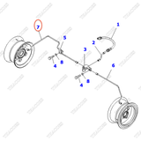 Ống dầu phải 3EB-38-51472