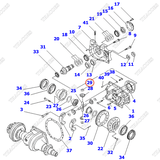 Căn đệm 3EB-21-11370 (bánh răng hành tinh)