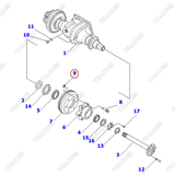 Nut sau 01582-11815 (tắc kê)