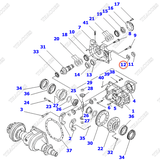 Phớt dầu 07012-00040 (trục nối các đăng) (K3)