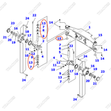 Bộ vòng bi phi nhê bánh phải 3EB-24-05121 (K27)