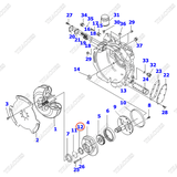Xéc măng dầu 30B-13-11170; DC7347009000 (K21) (bơm số)