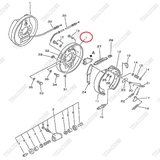 Giá đỡ guốc phanh 3EB-30-11111; 3EB-30-11211