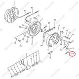 Lò xo hồi guốc phanh 34B-30-14380; 3043231160