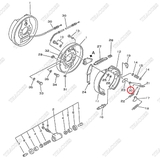 Dây cáp lò xo phanh 34B-60-14371